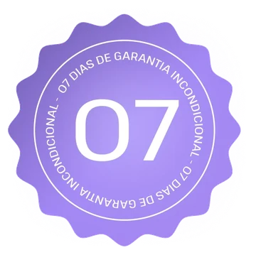 Selo de 7 dias de garantia incondicional